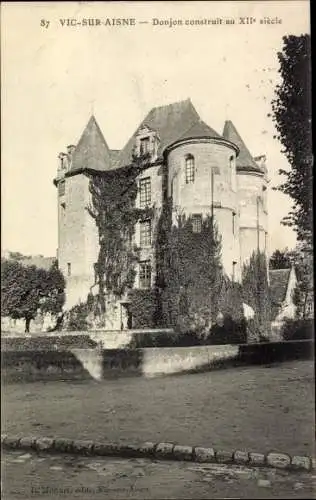 Ak Vic Vicq in Aisne, Donjou
