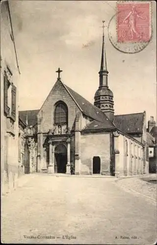 Ak Villers Cotterêts Aisne, Kirche