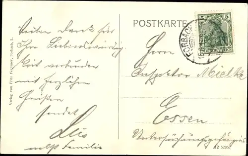 Ak Forbach Lothringen Moselle, Gesamtansicht