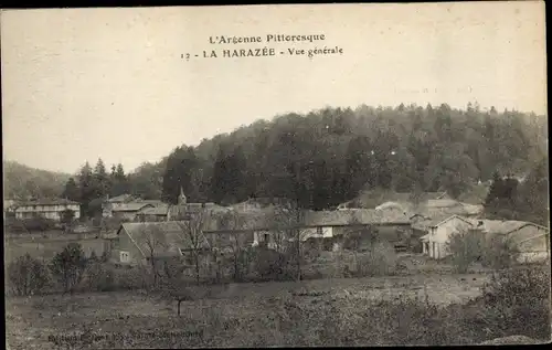 Ak La Harazée Vienne le Château Marne, Gesamtansicht