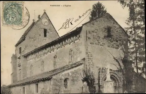 Ak Favresse Marne, Kirche