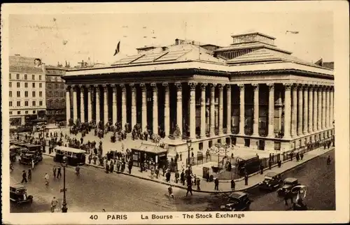 Ak Paris II Bourse, Börse