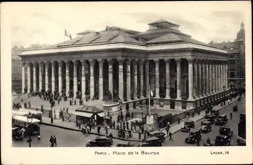 Ak Paris II Bourse, Börse, Platz
