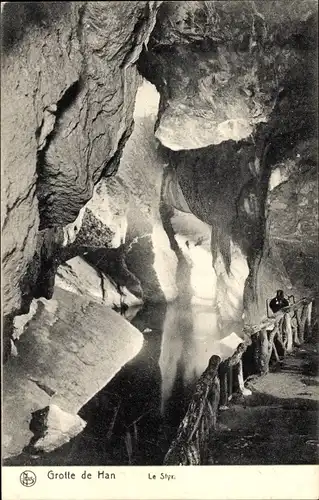 Ak Han-sur-Lesse Wallonien, Grotte de Han, le Styx