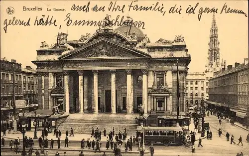 Ak Bruxelles Brüssel, La Bourse