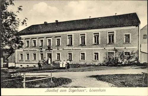 Ak Löwenhain Geising Altenberg Erzgebirge, Gasthof zum Jägerhaus