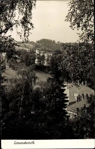 Ak Lauenstein Altenberg im Erzgebirge, Teilansicht