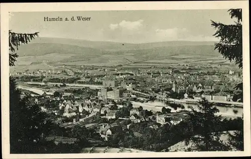 Ak Hameln an der Weser Niedersachsen, Panorama