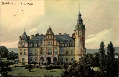 Ak Bückeburg im Kreis Schaumburg, Neues Palais