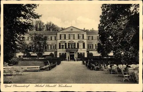 Ak Bad Nenndorf an der Weser, Hotel Staatl. Kurhaus