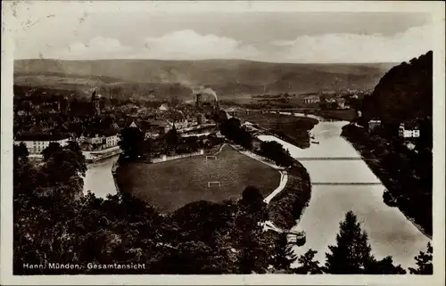 Ak Hann. Münden in Niedersachsen, Gesamtansicht