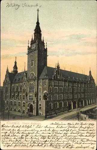 Ak Elberfeld Wuppertal, neues Rathaus