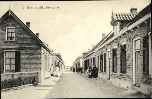 Ak Sint Maartensdijk Zeeland Niederlande, Boschstraat