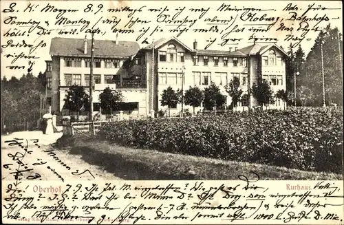 Ak Oberhof im Thüringer Wald, Kurhaus