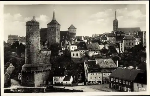 Ak Bautzen in der Lausitz, Ortsansicht