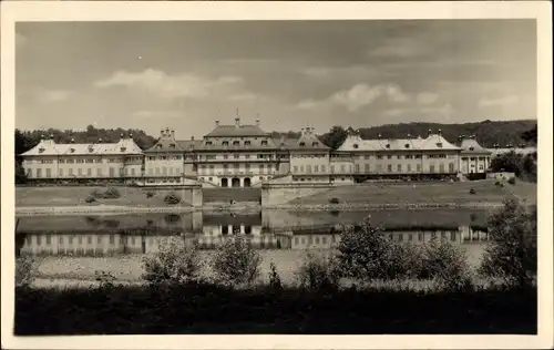 Ak Dresden Pillnitz, Schloss, Gesamtansicht