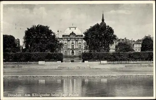 Ak Dresden Altstadt, Königsufer, Japanisches Palais