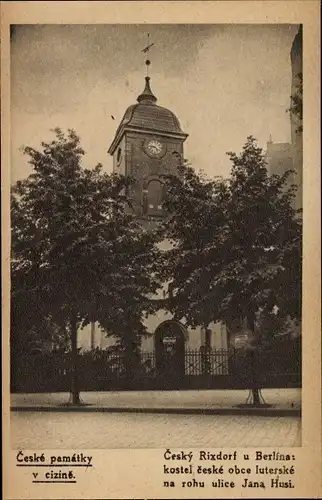 Ak Berlin Neukölln Rixdorf, Kirche