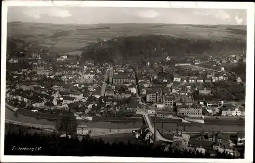 Foto Ak Elsterberg im Vogtland, Panorama