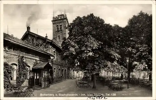 Ak Butterberg Bischofswerda in Sachsen, Gasthaus