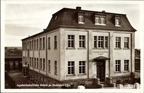 Ak Hainichen in Sachsen, Landwirtschaftliche Schule