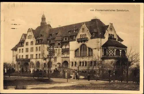 Ak Chemnitz in Sachsen, Zimmermann'sches Sanatorium