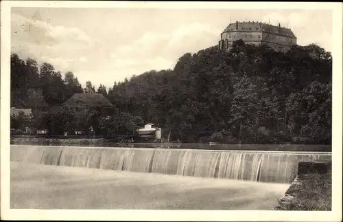 Ak Frankenberg in Sachsen, Schloss Sachsenburg