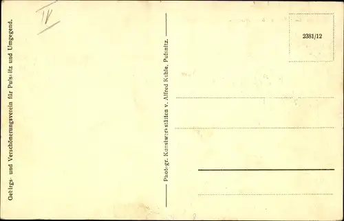 Ak Schwedenstein bei Pulsnitz, Kuppe