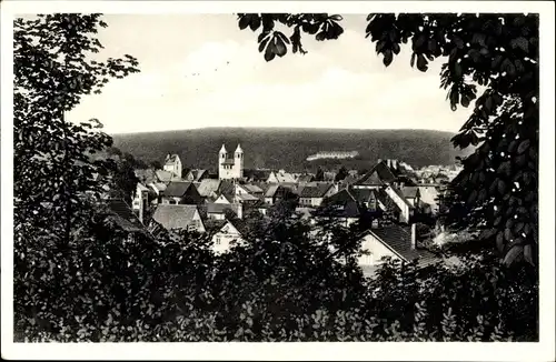 Ak Bad Gandersheim am Harz, Gesamtansicht, Bahnhof