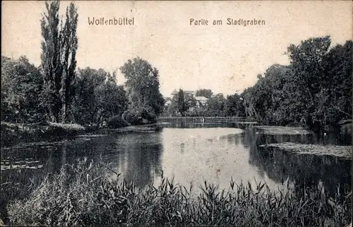 Ak Wolfenbüttel in Niedersachsen, Stadtgarten