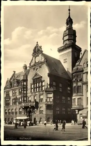 Ak Werdau in Sachsen, Rathaus