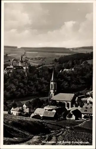 Ak Neuhausen im Erzgebirge, Schloss Purschenstein