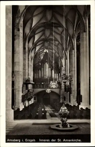 Ak Annaberg Buchholz Erzgebirge, St. Annenkirche