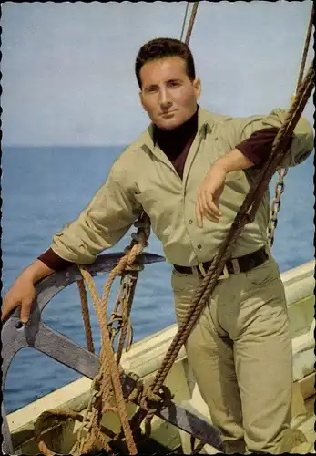 Ak Schauspieler und Sänger Freddy Quinn, Portrait