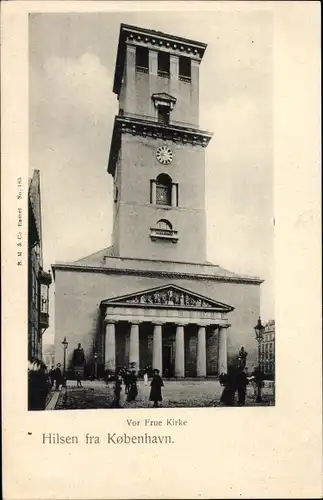 Ak København Kopenhagen Dänemark, Frue Kirke