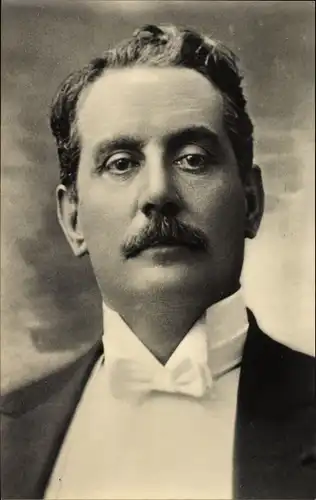 Ak Komponist Giacomo Puccini, Portrait