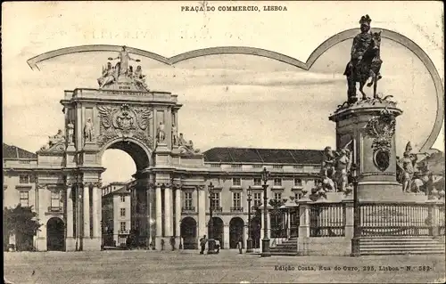 Ak Lisboa Lissabon Portugal, Praca do Commercio
