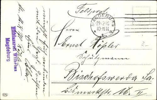 Ak Glückwunsch Neujahr, Eisenbahn, Tannenbäume