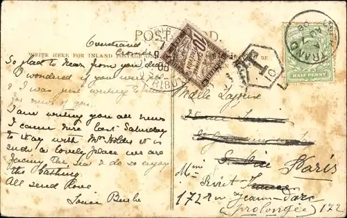 Ak Mundesley on Sea Norfolk England, The Mill Pool