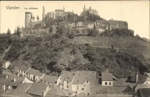 Ak Vianden Luxembourg, Le Chateau