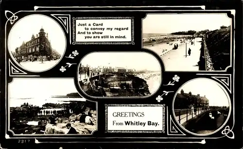 Ak Whitley Bay North East, Promenade, Hotel