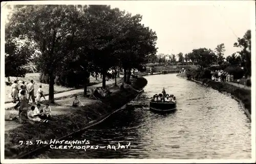 Ak Cleethorpes Yorkshire England, Wasserstraßen