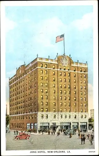 Ak New Orleans Louisiana USA, Jung Hotel