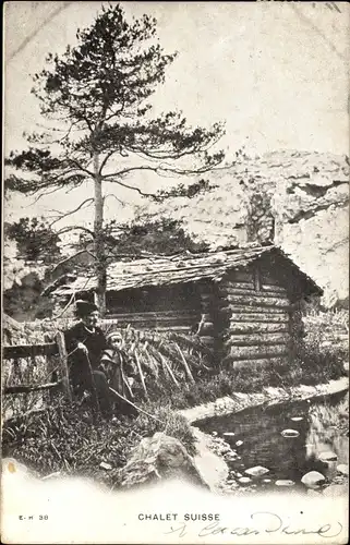 Ak Genf Genf Schweiz, Chalet Schweiz