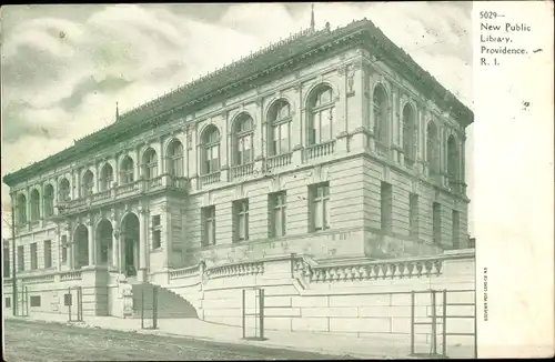 Ak Rhode Island USA, New Public Library Providence