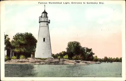 Ak Sandusky Ohio USA, Famous Marbiehead Light