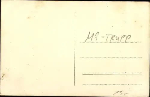 Foto Ak Deutsche Soldaten in Uniformen, MG-Trupp