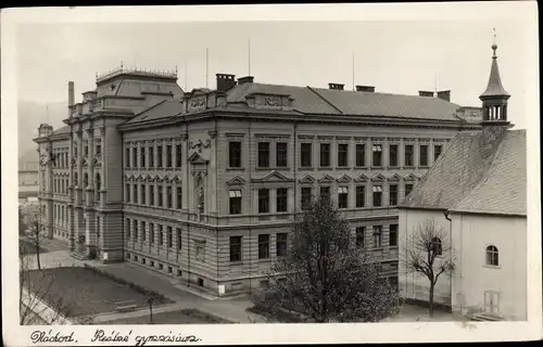 Ak Náchod Region Königgrätz, Turnhalle