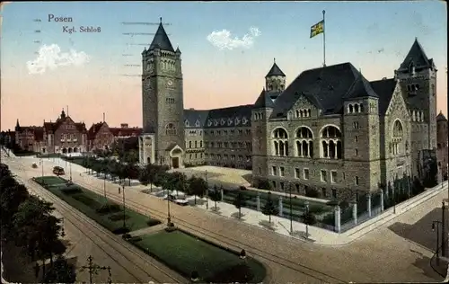 Ak Poznań Posen, Königliches Schloss