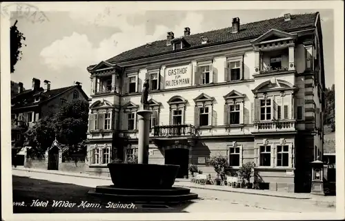 Ak Steinach am Brenner in Tirol, Hotel Wilder Mann